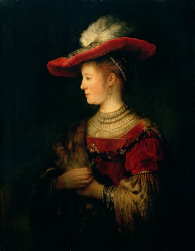 Retrato de Saskia van Uylenburgh (1612-1642) de Rembrandt van Rijn